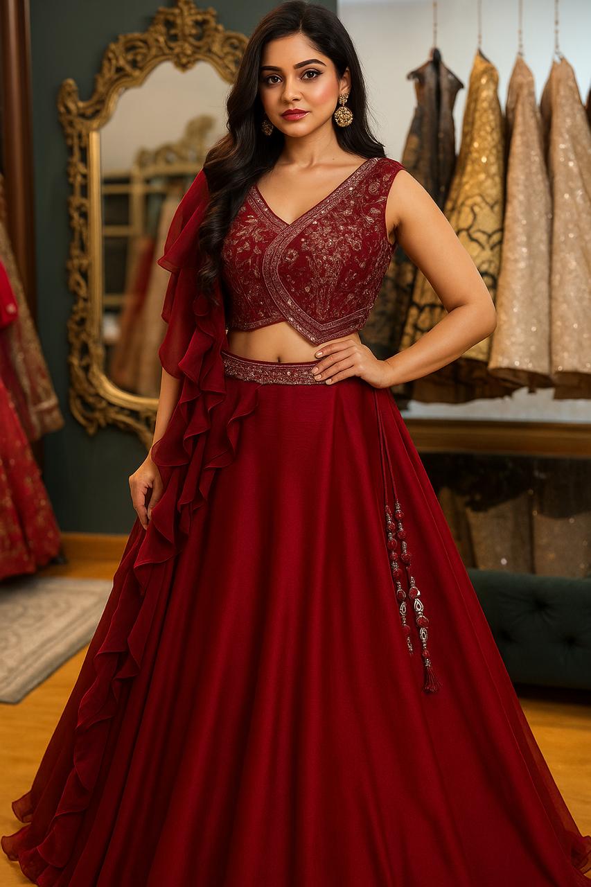 Which is the Best Place to Buy Dress Material with Stitching Options Nearby?